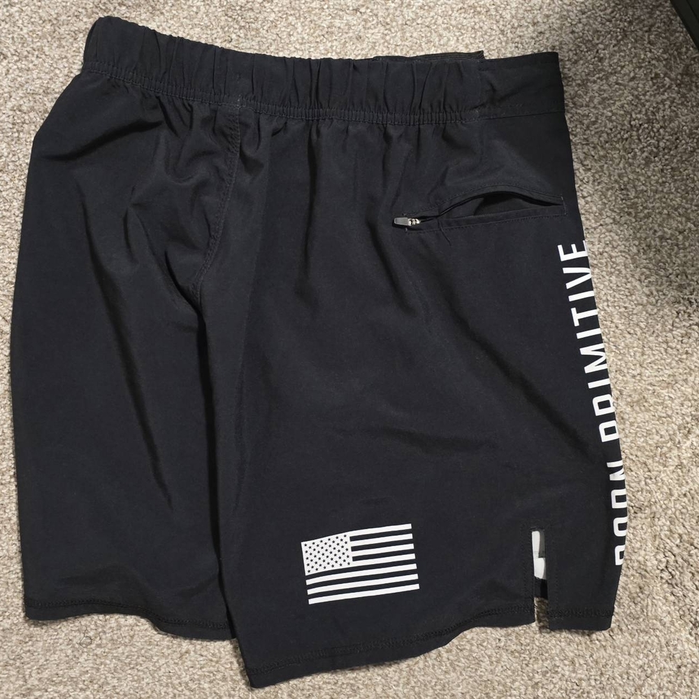 Born Primitive Men's Black Shorts - Picture 3 of 5